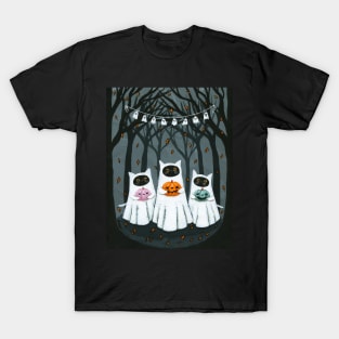 Jack o Lantern Contest Kitties T-Shirt